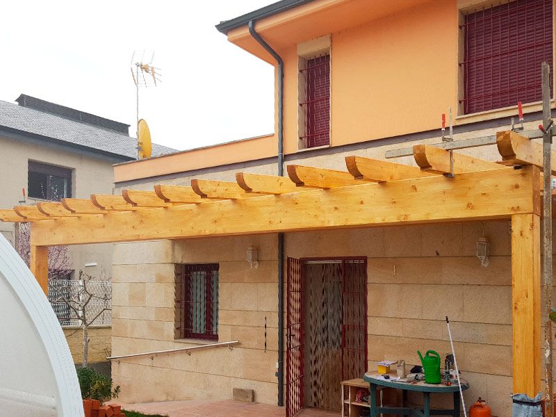 Porches de madera de Zamora