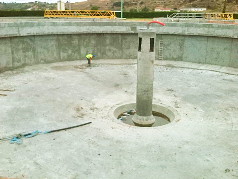 Obras en planta EDAR con Conzalesal