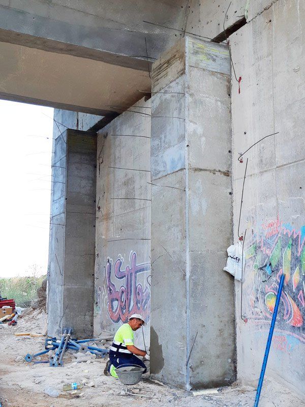 Reparaciones y refuerzo de pilares en Zamora