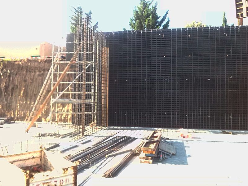 Construcción de muro en planta EDAR en Zamora
