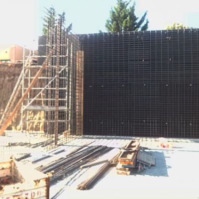 Construcción de muro en planta EDAR en Zamora