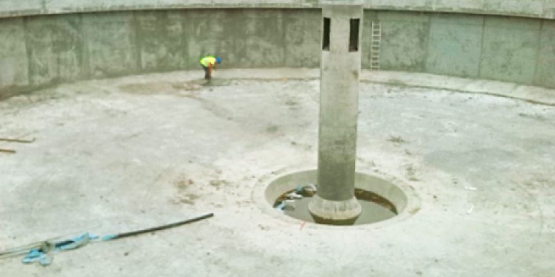 Obras en planta EDAR con Conzalesal