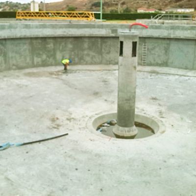 Obras en planta EDAR con Conzalesal